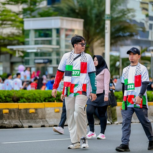 Race photo from WALK FOR PALESTINE