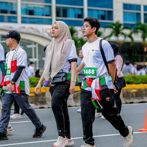 Race photo from WALK FOR PALESTINE