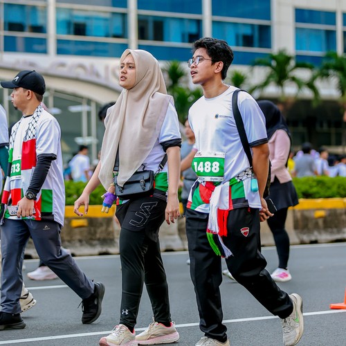 Race photo from WALK FOR PALESTINE