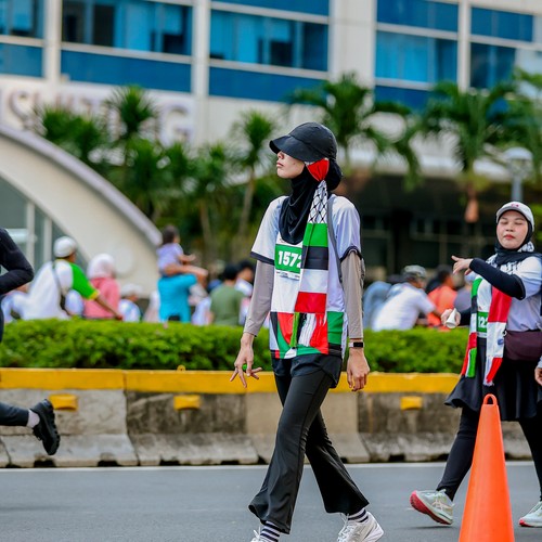 Race photo from WALK FOR PALESTINE