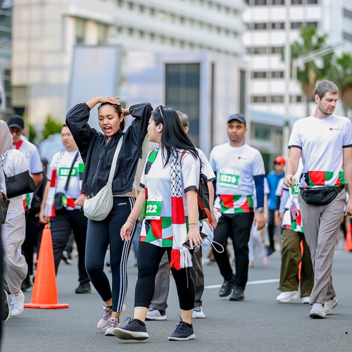 Race photo from WALK FOR PALESTINE