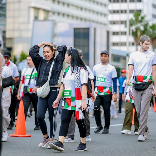 Race photo from WALK FOR PALESTINE