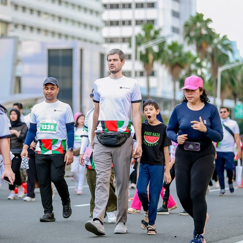 Race photo from WALK FOR PALESTINE