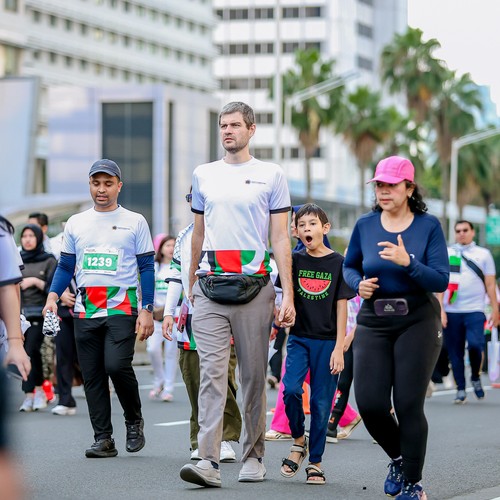 Race photo from WALK FOR PALESTINE
