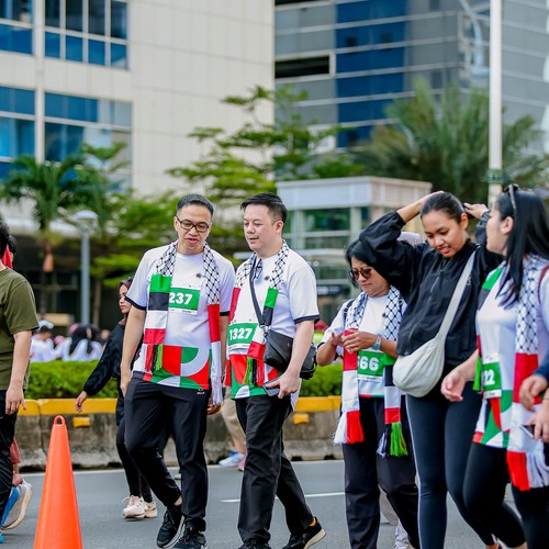 Race photo from WALK FOR PALESTINE