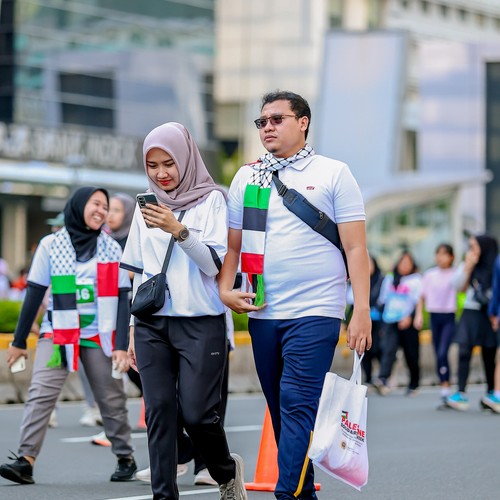 Race photo from WALK FOR PALESTINE