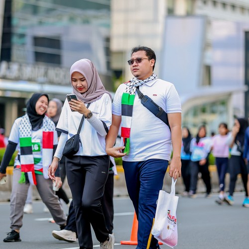 Race photo from WALK FOR PALESTINE