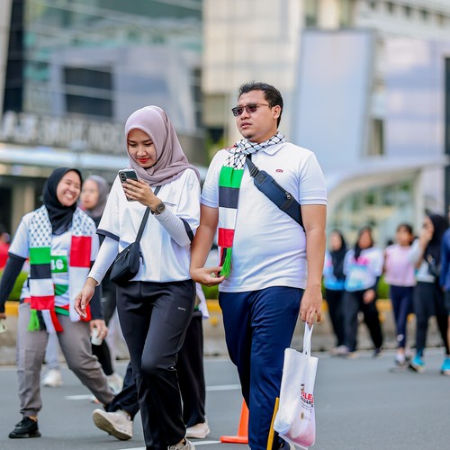 Race photo from WALK FOR PALESTINE