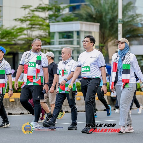 Race photo from WALK FOR PALESTINE