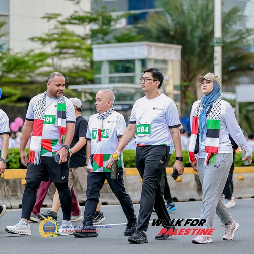 Race photo from WALK FOR PALESTINE