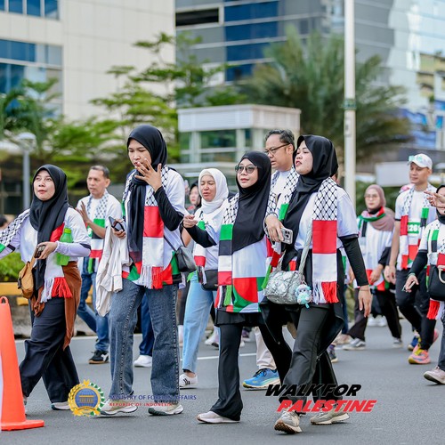 Race photo from WALK FOR PALESTINE