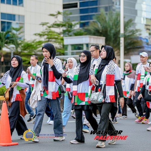 Race photo from WALK FOR PALESTINE