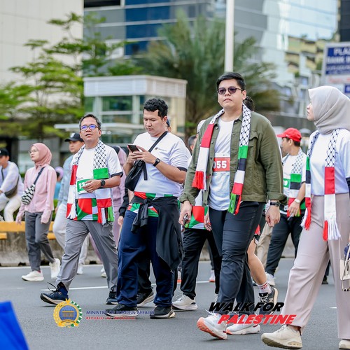 Race photo from WALK FOR PALESTINE
