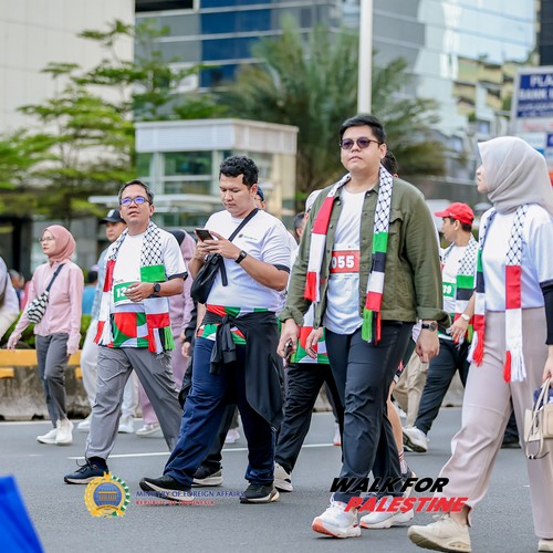 Race photo from WALK FOR PALESTINE