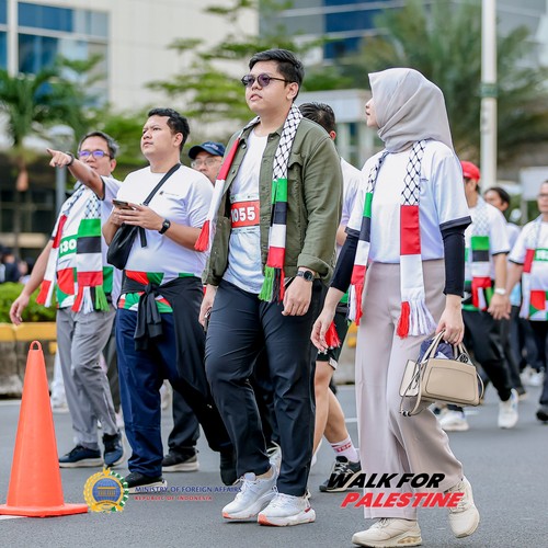 Race photo from WALK FOR PALESTINE