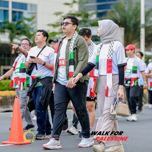 Race photo from WALK FOR PALESTINE