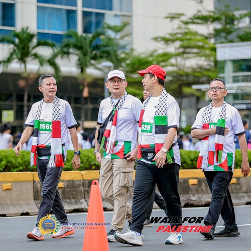 Race photo from WALK FOR PALESTINE