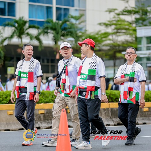 Race photo from WALK FOR PALESTINE