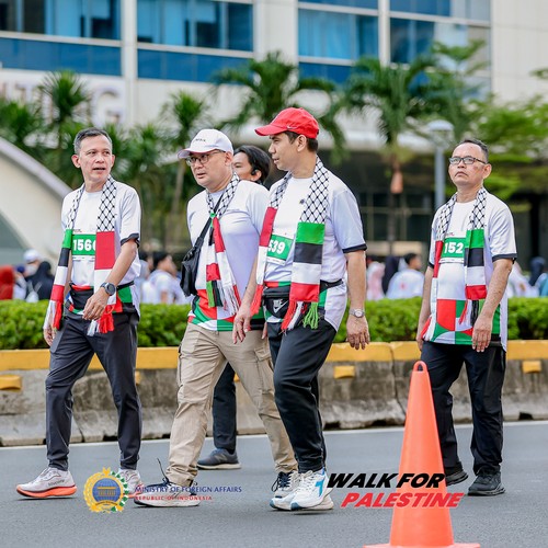 Race photo from WALK FOR PALESTINE