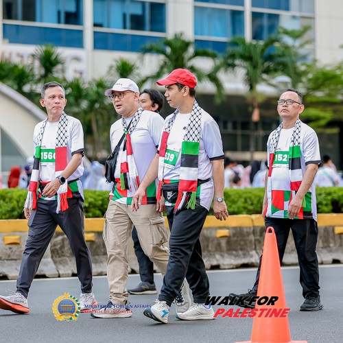 Race photo from WALK FOR PALESTINE