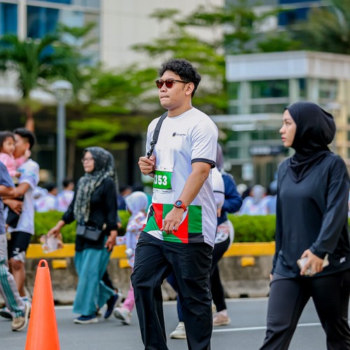 Race photo from WALK FOR PALESTINE