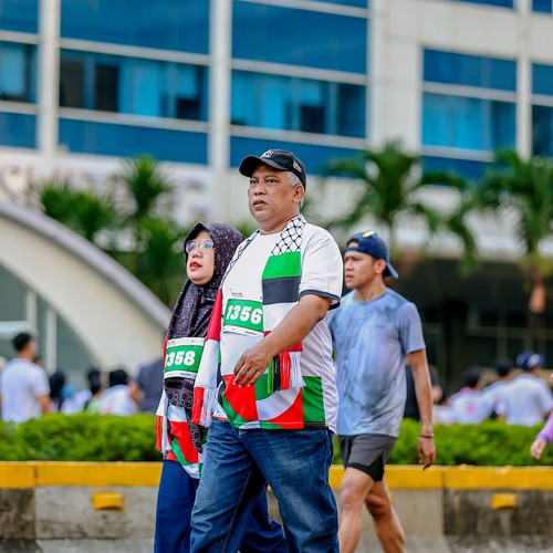 Race photo from WALK FOR PALESTINE