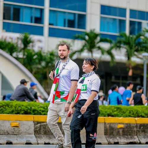 Race photo from WALK FOR PALESTINE