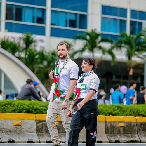 Race photo from WALK FOR PALESTINE