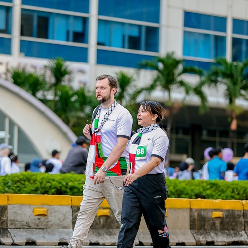 Race photo from WALK FOR PALESTINE