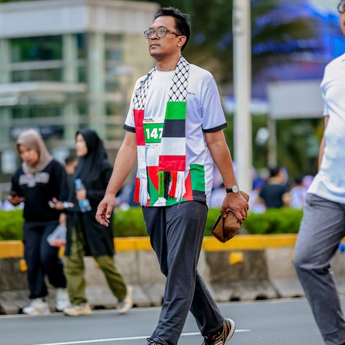 Race photo from WALK FOR PALESTINE