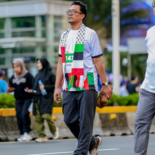 Race photo from WALK FOR PALESTINE