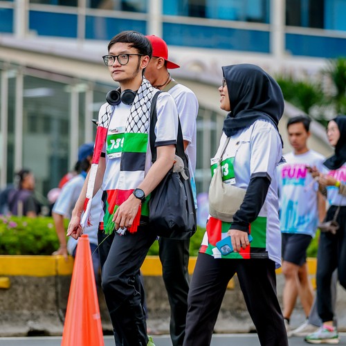 Race photo from WALK FOR PALESTINE