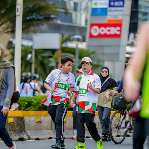 Race photo from WALK FOR PALESTINE
