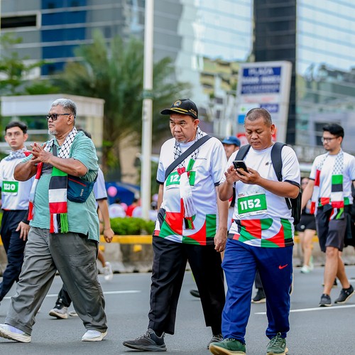 Race photo from WALK FOR PALESTINE