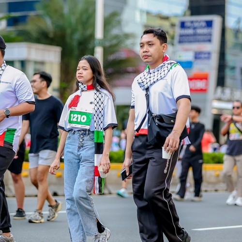 Race photo from WALK FOR PALESTINE