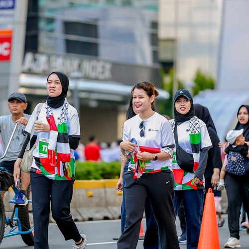 Race photo from WALK FOR PALESTINE