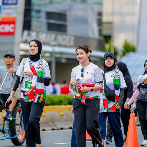 Race photo from WALK FOR PALESTINE