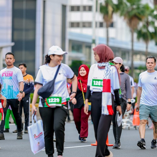 Race photo from WALK FOR PALESTINE