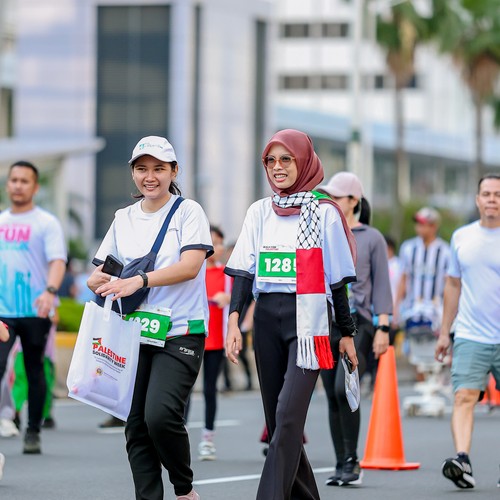 Race photo from WALK FOR PALESTINE