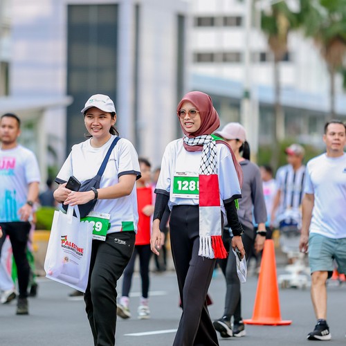 Race photo from WALK FOR PALESTINE