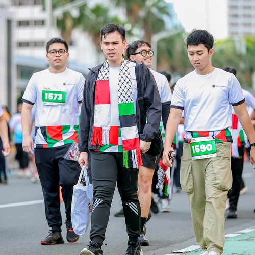 Race photo from WALK FOR PALESTINE