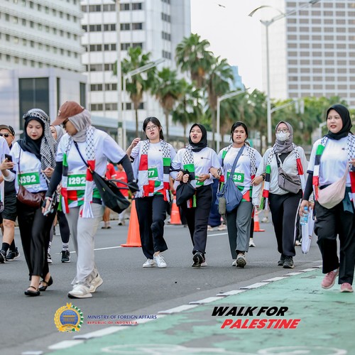 Race photo from WALK FOR PALESTINE