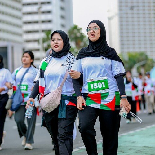 Race photo from WALK FOR PALESTINE