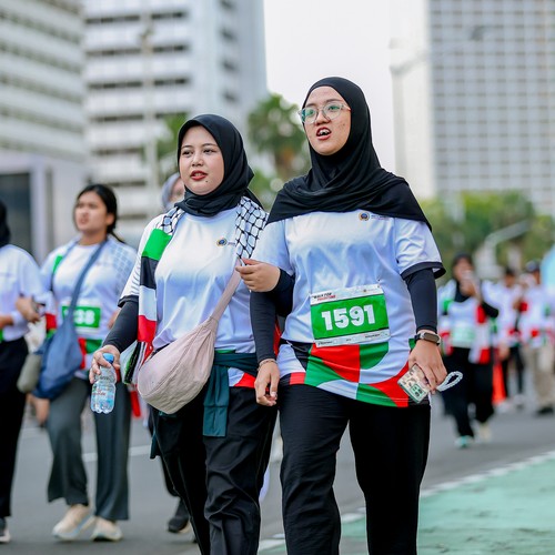 Race photo from WALK FOR PALESTINE