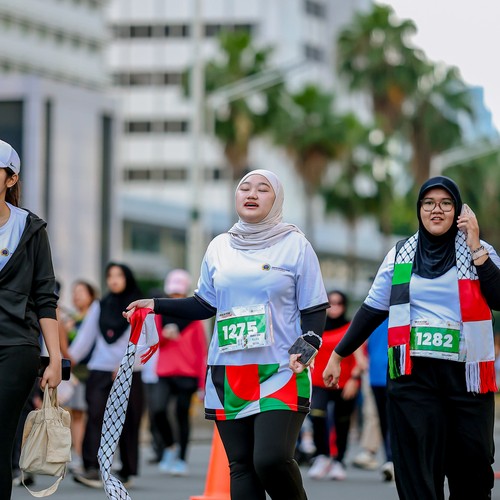 Race photo from WALK FOR PALESTINE