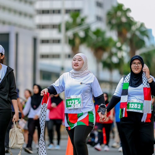 Race photo from WALK FOR PALESTINE
