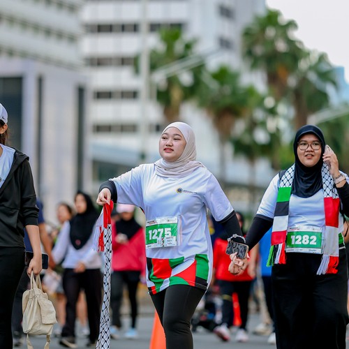 Race photo from WALK FOR PALESTINE