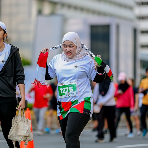 Race photo from WALK FOR PALESTINE