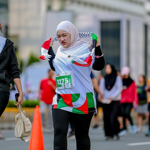 Race photo from WALK FOR PALESTINE