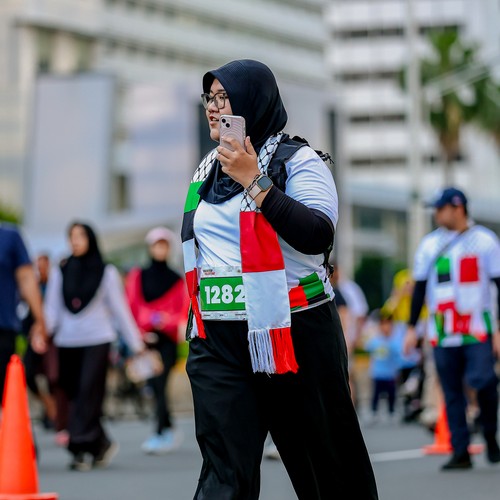 Race photo from WALK FOR PALESTINE